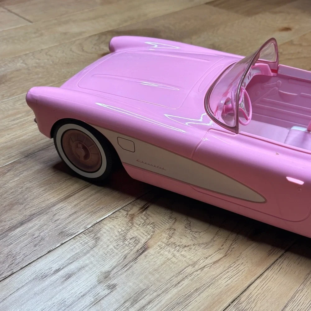 Barbie Movie Corvette RC Vehicle Pink C1 Chevrolet 2022 Mattel HPW40 No Remote